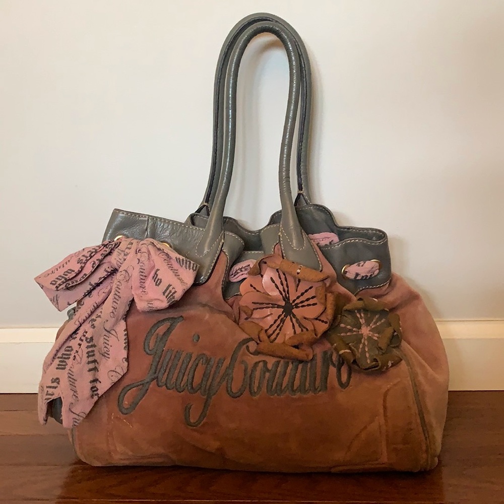 Juicy Couture bag in dusty rose velour